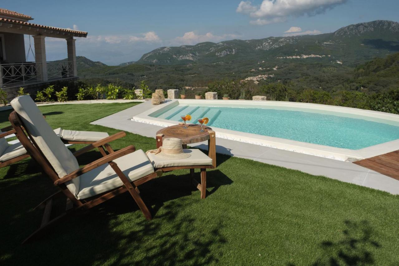 Вилла Koukoutsa House With Swimming Pool Corfu Sokraki Sokrakion Экстерьер фото
